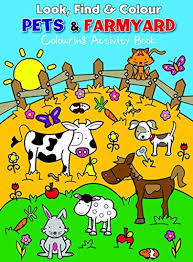 Pets & Farmyard - Colouring Activity Book